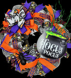 Hocus Pocus Halloween Wreath, Hocus Pocus Wreath, Halloween Wreath, Halloween Door Decor