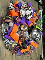 Hocus Pocus Halloween Wreath, Hocus Pocus Wreath, Halloween Wreath, Halloween Door Decor