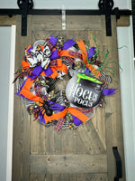 Hocus Pocus Halloween Wreath, Hocus Pocus Wreath, Halloween Wreath, Halloween Door Decor