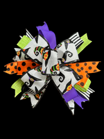 Halloween Witch Hats Clip-on Bow 12"x12"