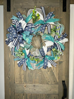 Anchor Beach, Coastal, Nautical Handmade Wreath